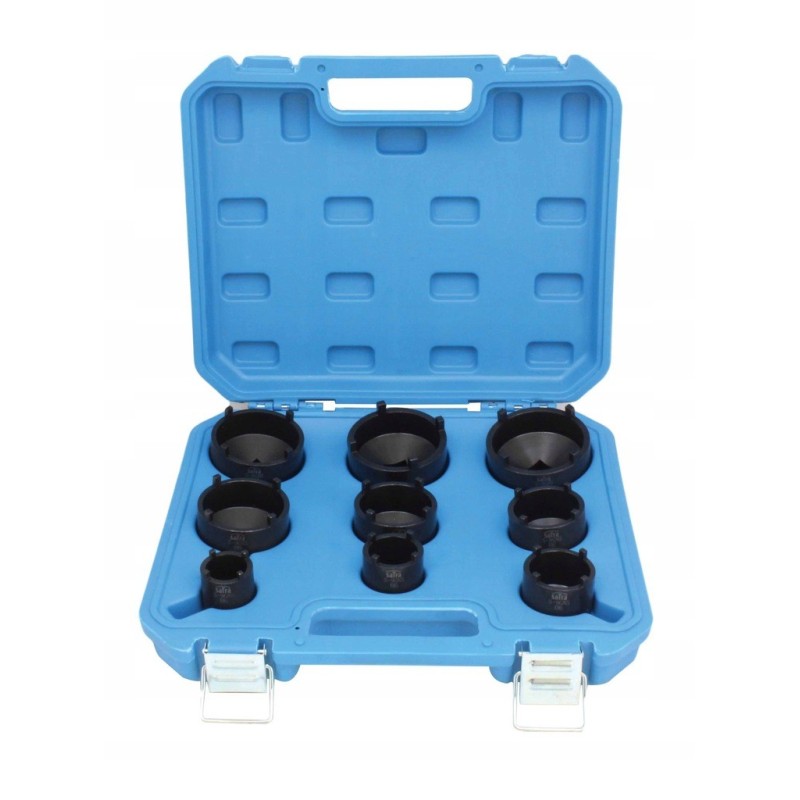 Nasadki klucze nasadowe do nakrętek rowkowych wieńcowych sworzni KM4-KM12 Resser