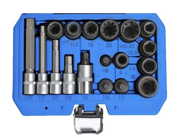 Zestaw klucze do zacisków hamulcowych 18 el rozszerzony Magnus