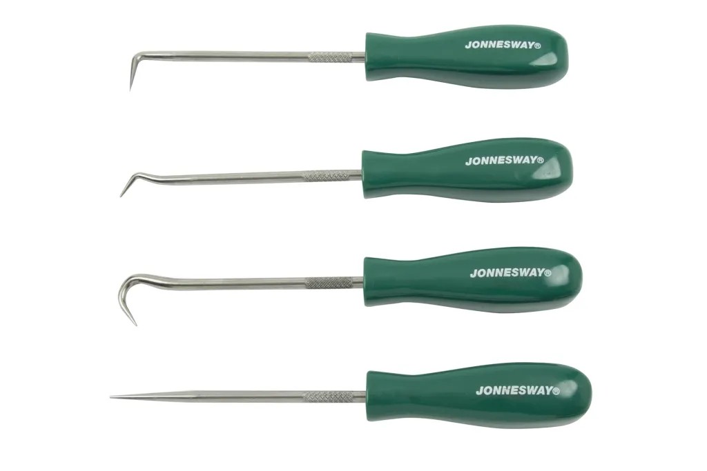 Haczyki Groty Zestaw ostrych grotów 4szt. do simeringów małe Mini Jonnesway