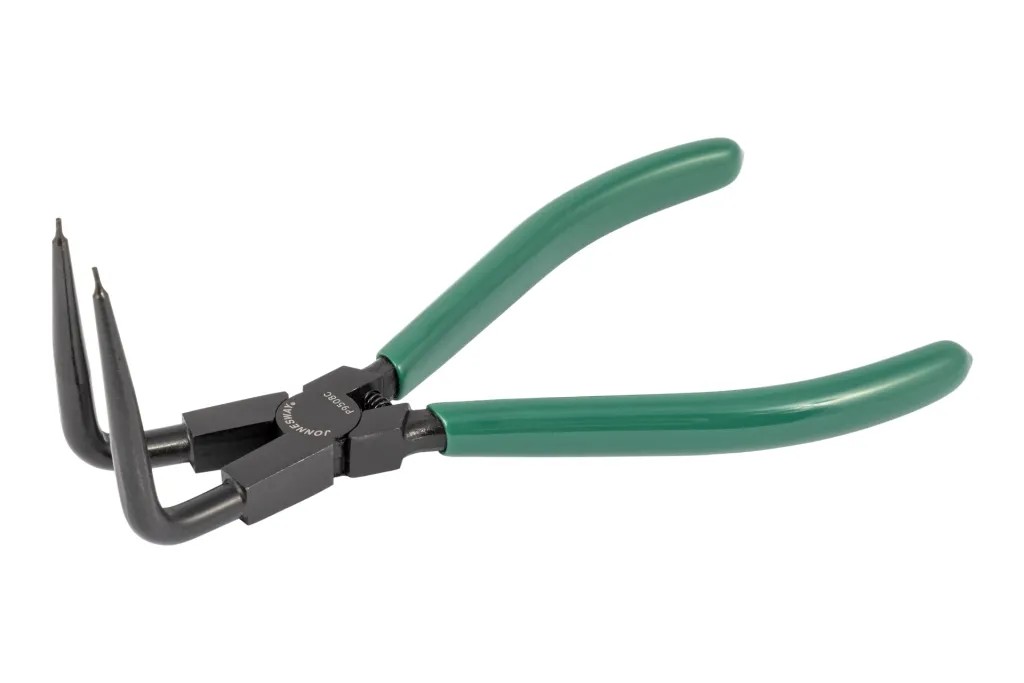 Szczypce Segera wewnętrzne do zacisków hamulcowych wygięte Jonnesway