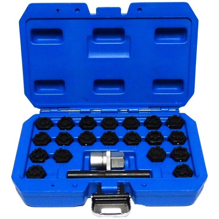 Nasadki do śrub zabezpieczających kół złodziejek Audi VW 22 szt. Magnus