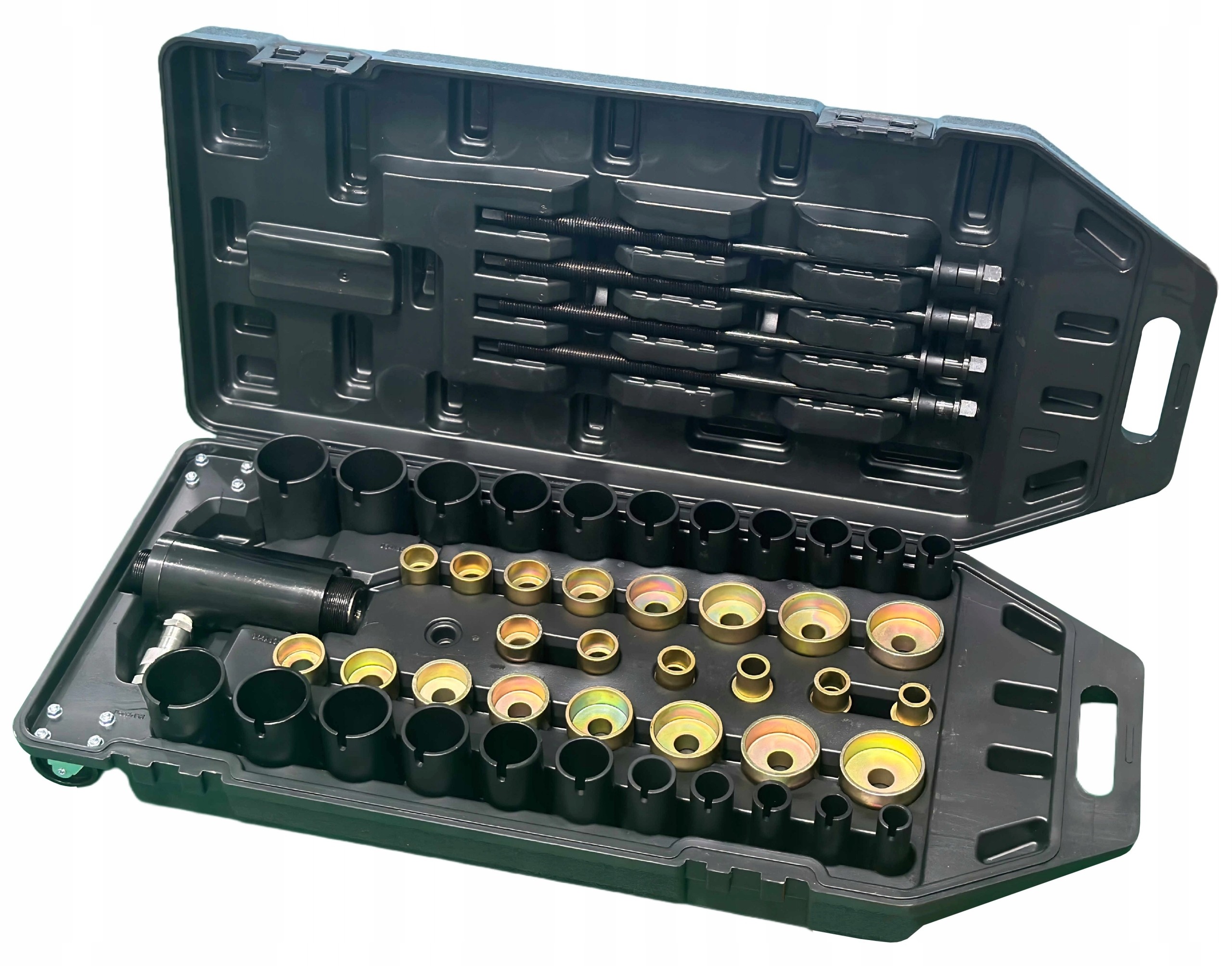 Ściągacz tulei hydrauliczny 17T siłownik przelotowy 49 el Magnus