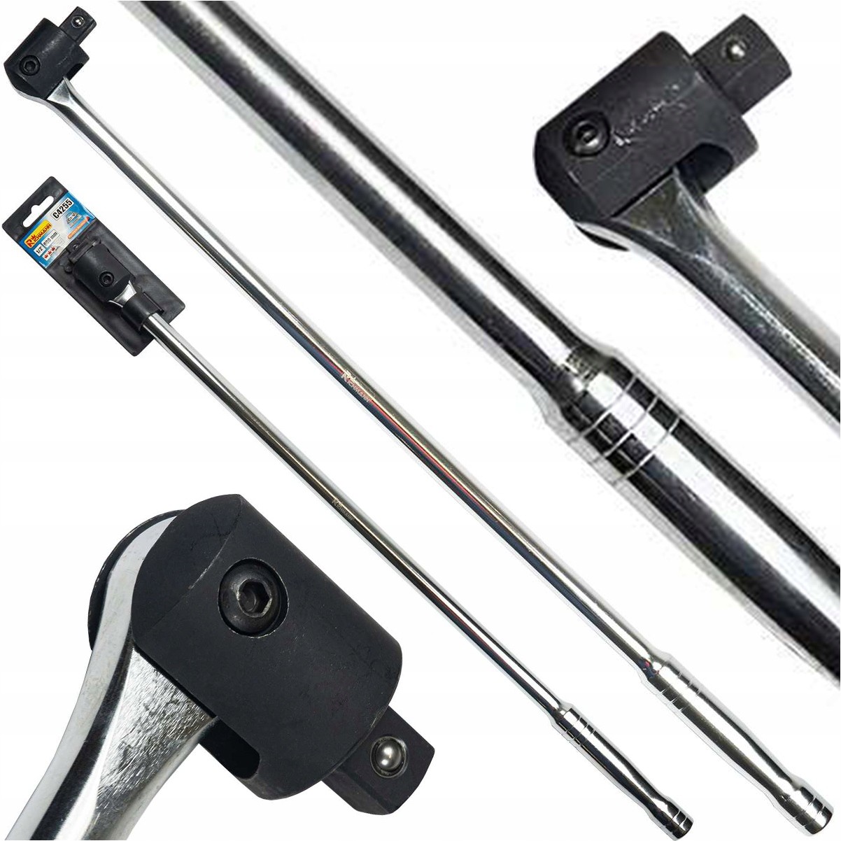 Pokrętło przegubowe łamane klucz do kół 1/2 " 600mm Mocne RICHMANN