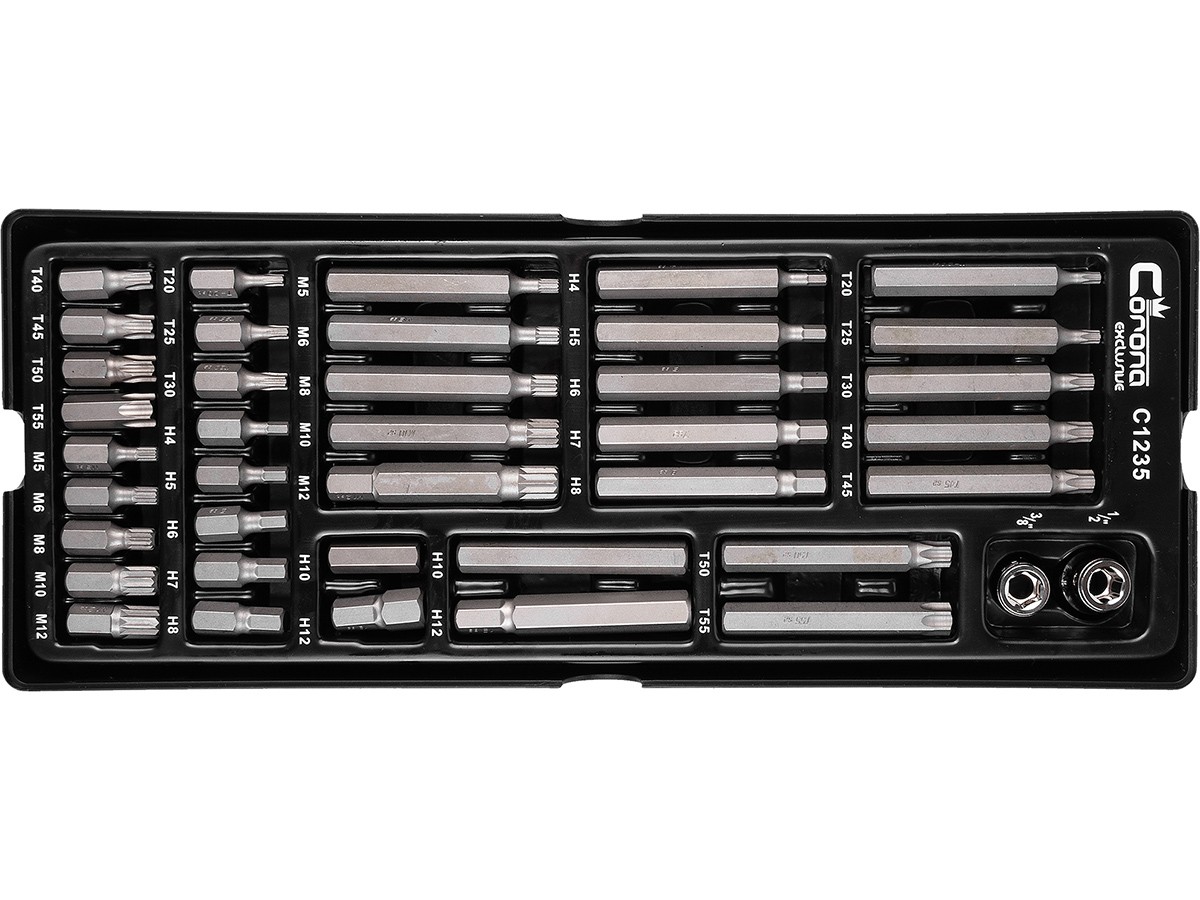 Wkład wkładka do szafki bity 30 i 75 mm S2 kpl. 40 el. Richmann