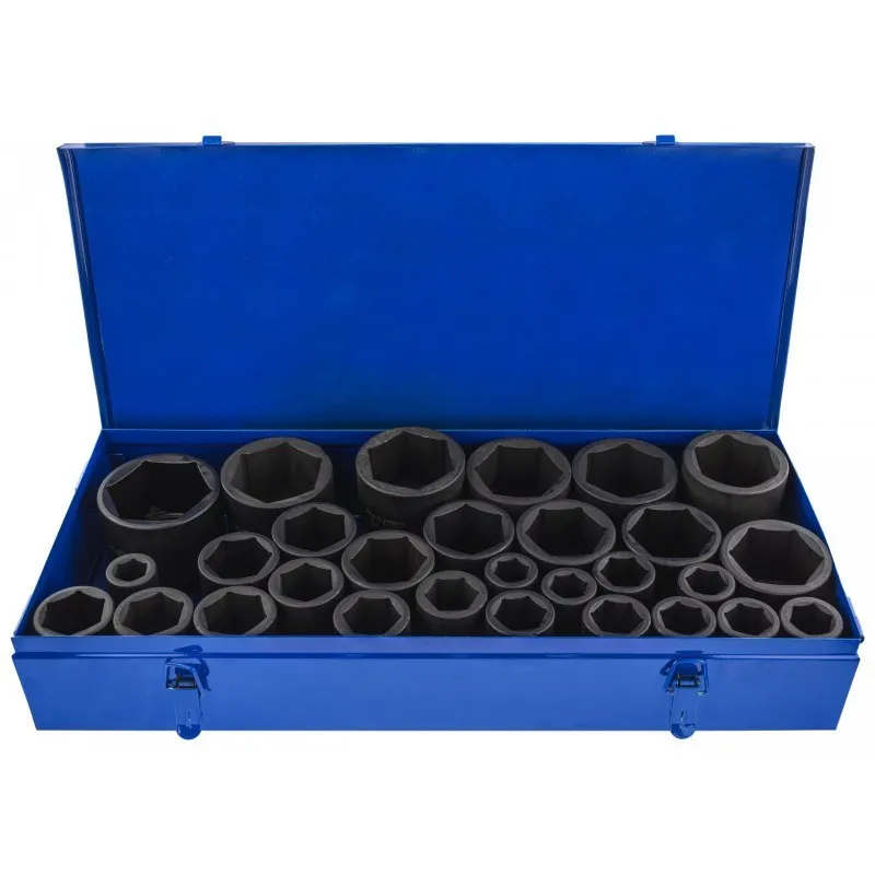 Klucze nasadki długie udarowe 3/4 " 29 el. 19-65mm Cr-Mo Magnus