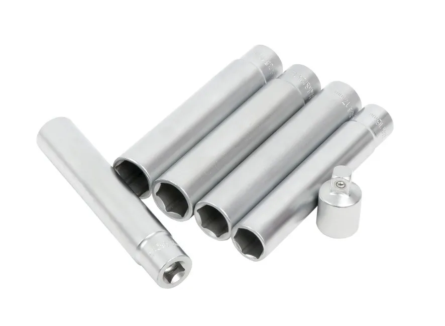Zestaw Nasadek Nasadki klucze ekstra długie 3/8 " 6 el 15-19mm 120mm Neilsen