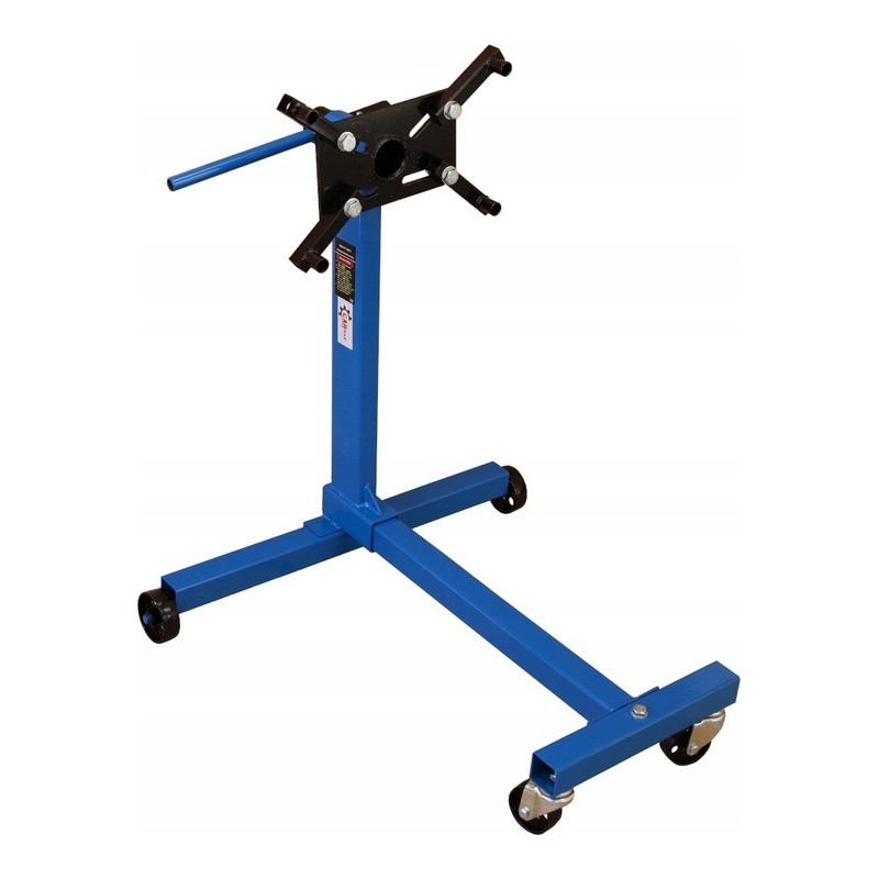 Stojak do montażu silnika 450 KG Mocny Obracany Niebieski