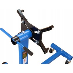 Stojak do montażu silnika 450 KG Mocny Obracany Niebieski