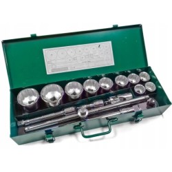 Klucze nasadowe 30-60mm 12 kąt 3/4 " 15 el SATA