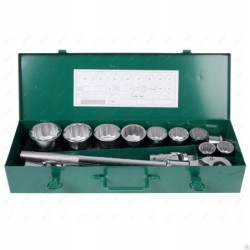 Klucze nasadowe 30-60mm 12 kąt 3/4 " 15 el SATA