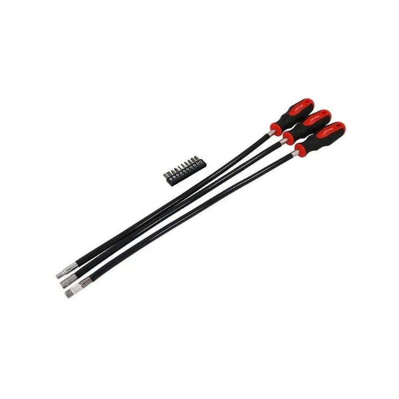 Zestaw wkrętaków elastycznych 600mm długie