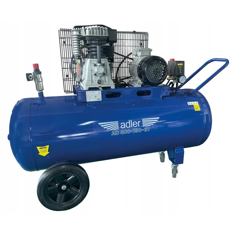 Kompresor sprężarka tłokowa olejowa Adler 400V 150L 10 BAR 2