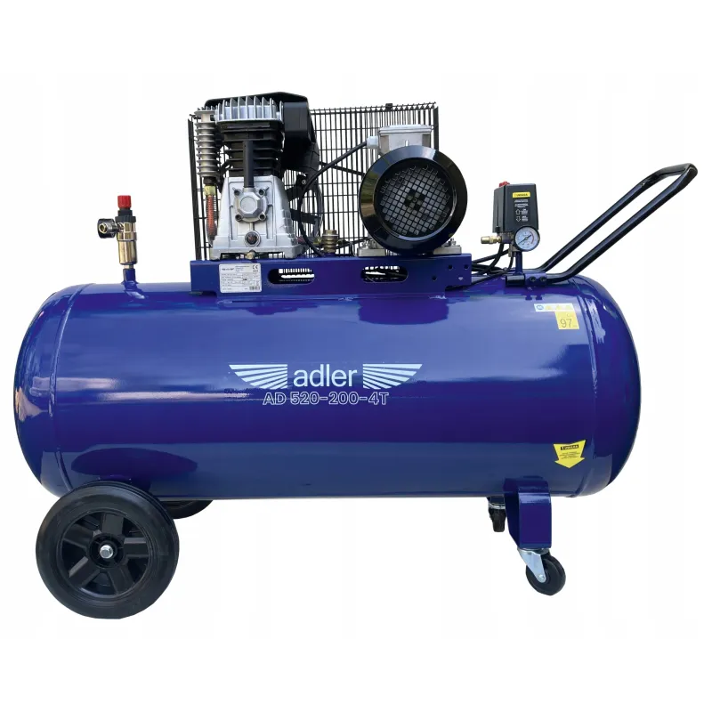Kompresor sprężarka tłokowa olejowa Adler 200L 3KW 10BAR 400V