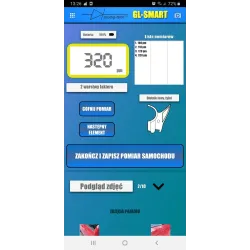 Tester hrúbky farby APLIKÁCIA IOS Android