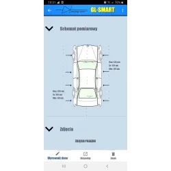 Tester hrúbky farby APLIKÁCIA IOS Android