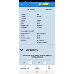 Tester hrúbky farby APLIKÁCIA IOS Android