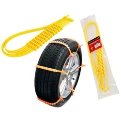 Tyre snow chains wheel clamps