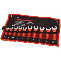 Sada kombinovaných kľúčov 10-19 mm