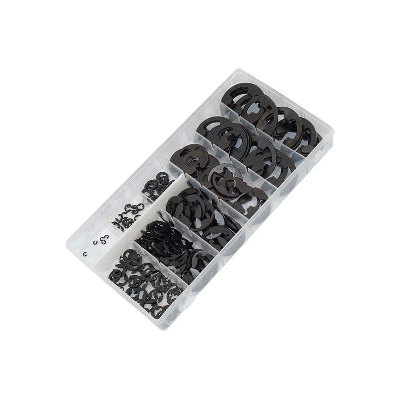 Segery pierścienie segera e-clip - zestaw 300 szt