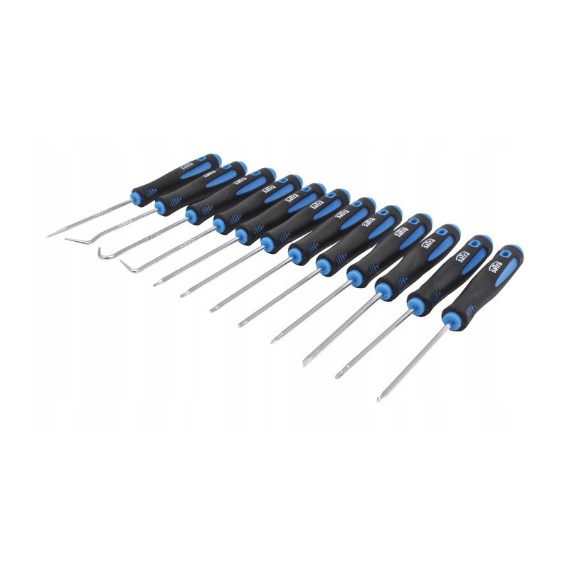 Wkrętaki precyzyjne haczyki zestaw Satra