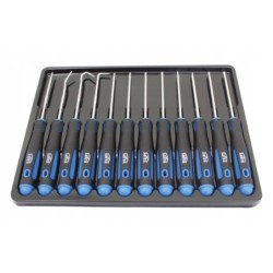 Wkrętaki precyzyjne haczyki zestaw Satra