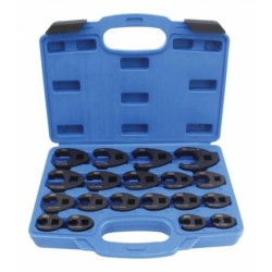 Open ring spanners sockets for brake line probe sensors