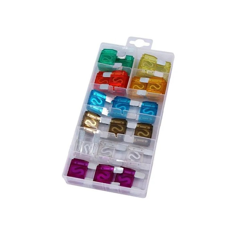 Zestaw komplet bezpieczników mostkowych maxi 24szt bezpieczniki