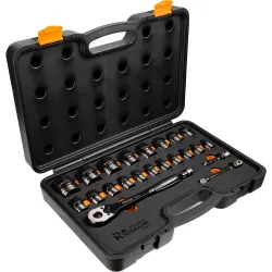 Ratchet impact spanners in case 10-36MM