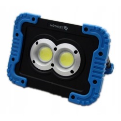 Lampa Halogen Reflektor akumulatorowy LED USB HOGERT