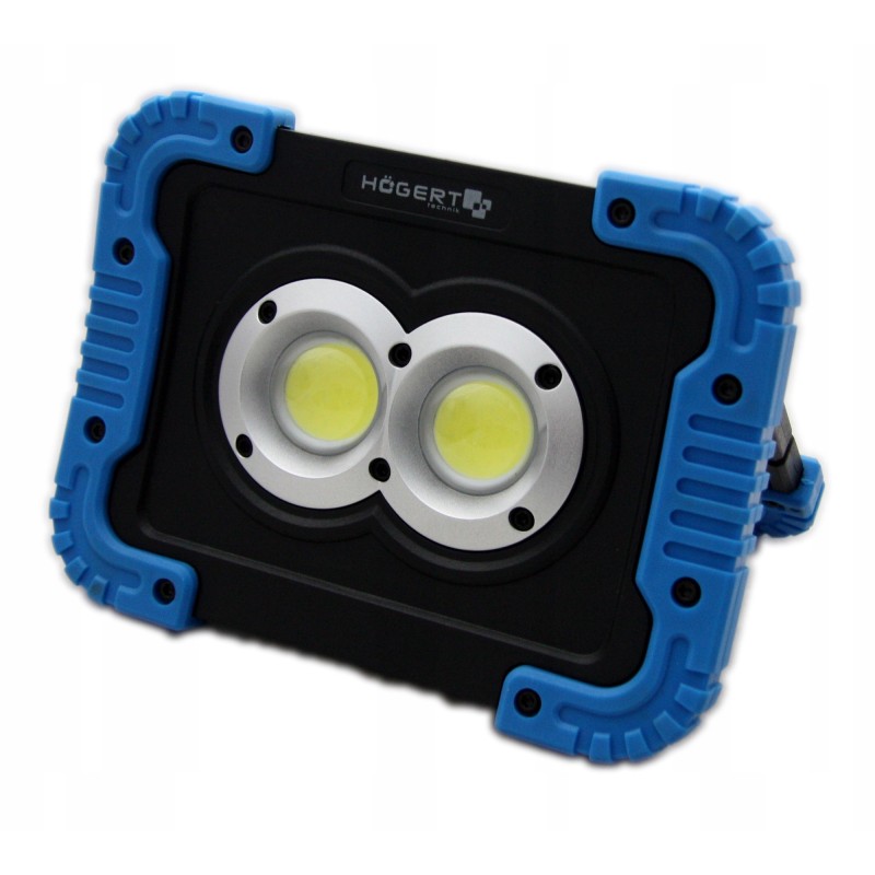 Lampa Halogen Reflektor akumulatorowy LED USB HOGERT