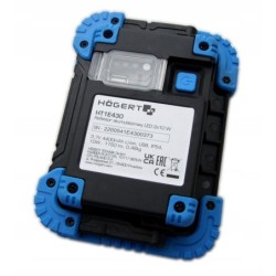 Lampa Halogen Reflektor akumulatorowy LED USB HOGERT