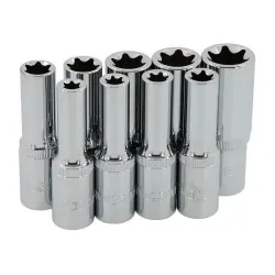 E TORX socket spanners long E10 - E24 1/2 "