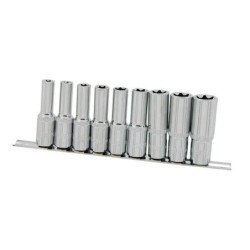 Klucze nasadki E TORX długie E10 - E24 1/2 "