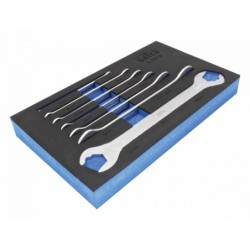 Klucze płaskie cienkie z funkcją grzrchotki 6-12mm 7 El Satra