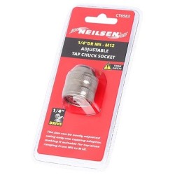 Uchwyt pokrętło do gwintowników wkrętaków na grzechotkę M5-M12 1/4 Neilsen