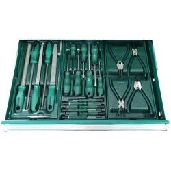 SATA Wózek narzędziowy szafka warsztatowa 7 szuflad 299 el PRO