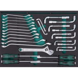 Sata Wózek narzędziowy szafka narzędziowa 7 szuflad 407 el