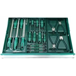 SATA Wózek narzędziowy szafka warsztatowa 7 szuflad PRO 364 el