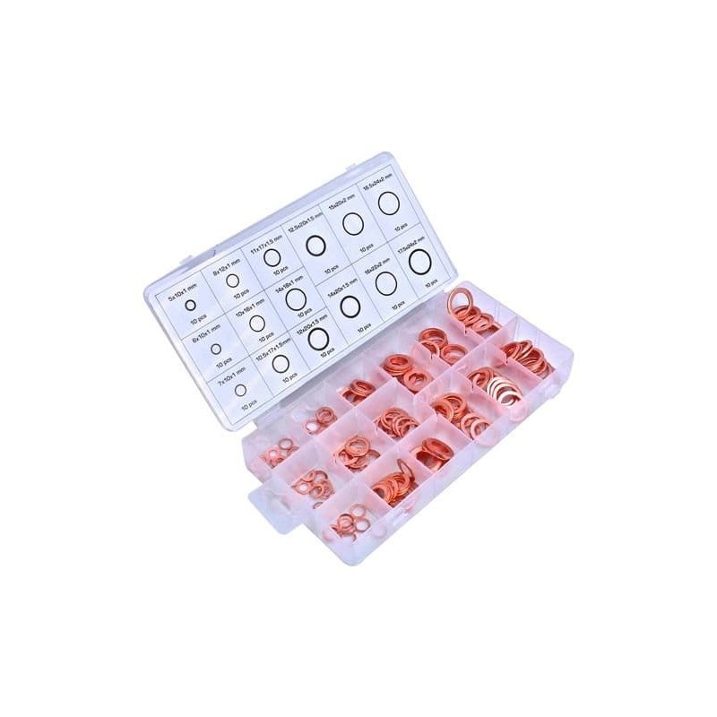 Podkładki miedziane - 150szt.