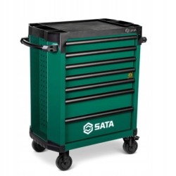 SATA Wózek narzędziowy szafka warsztatowa 7 szuflad PRO 338 el