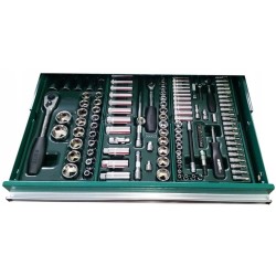 SATA Wózek narzędziowy szafka warsztatowa 7 szuflad PRO 338 el