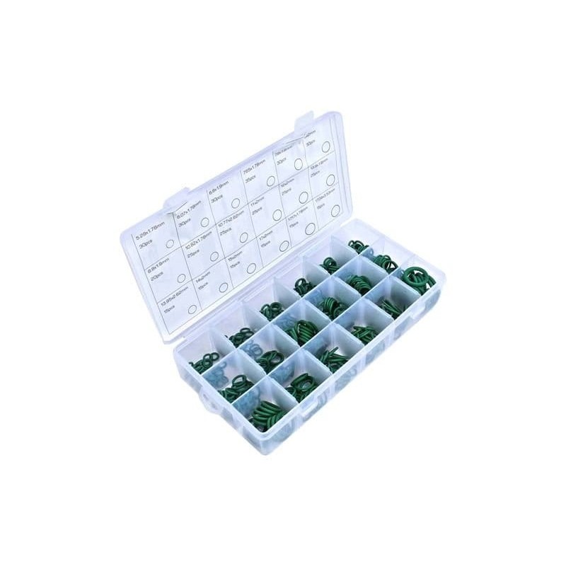 Zestaw o-ringów uszczelniających hnbr a c do klimatyzacji 420szt.