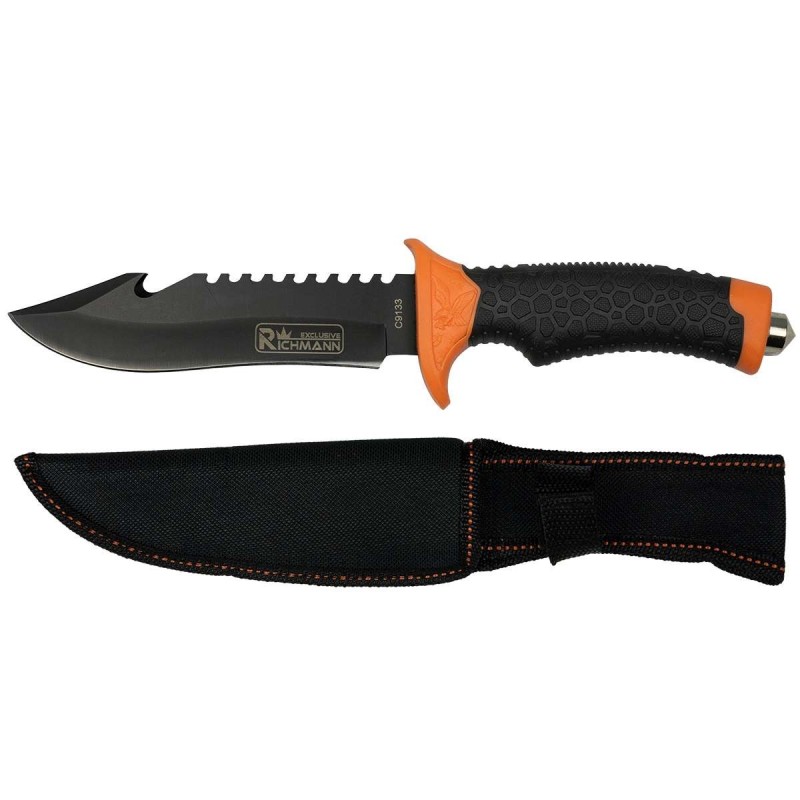 Nóż taktyczny wojskowy myśliwski turystyczny bowie z wybijakiem do szyb