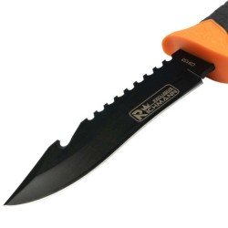 Nóż taktyczny wojskowy myśliwski turystyczny bowie z wybijakiem do szyb