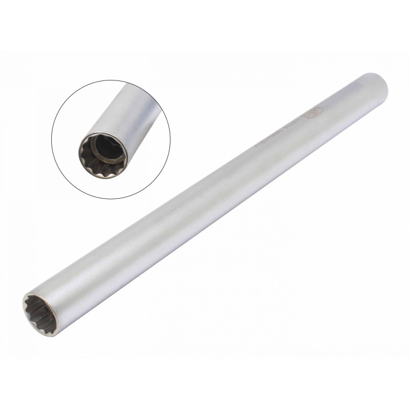 Klucz nasadka do świec zapłonowych 14mm Magnes 250MM Cienkościenny