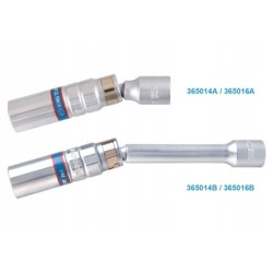 Nasadka przegubowa klucz do świec 3/8 " 14mm 12 kątna długa 155mm King Tony