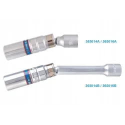 Nasadka przegubowa klucz do świec 3 8 14mm 12 kątna długa 155mm King Tony