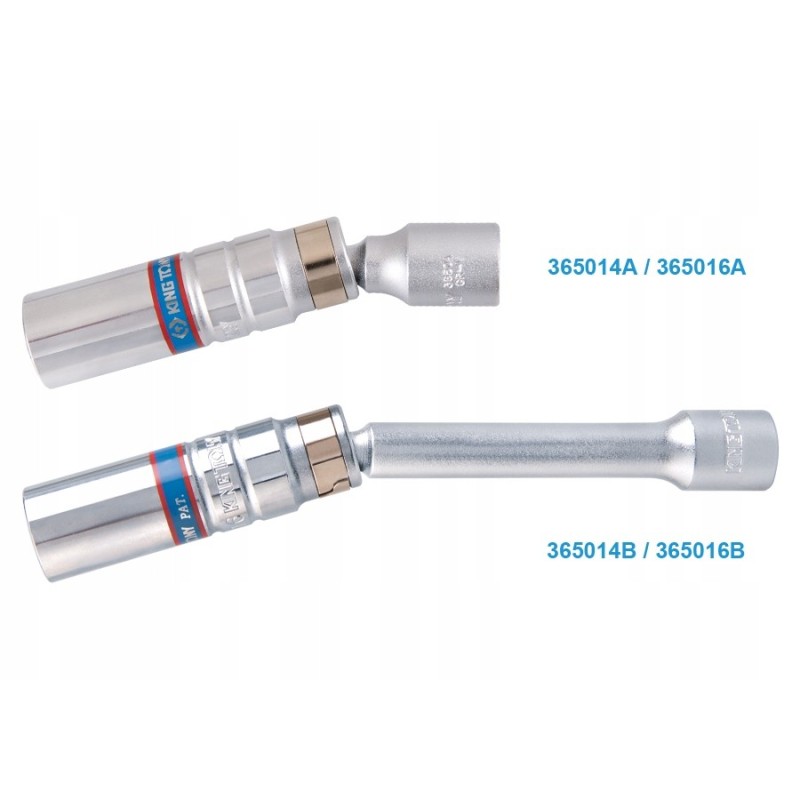 Nasadka przegubowa klucz do świec 3 8 14mm 12 kątna długa 155mm King Tony