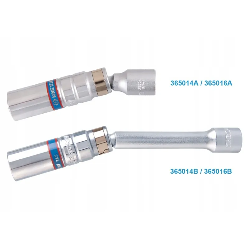 Nasadka przegubowa klucz do świec 3 8 14mm 12 kątna długa 155mm King Tony