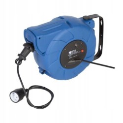 Przedłużacz bębnowy 15m naścienny elektryczny Lena Lighting